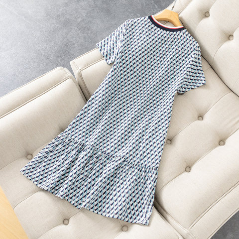 Dress women's summer new large loose thin medium length skirt Hangzhou high-end young fishtail skirt