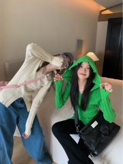 Only Ouyang hooded sweater female autumn new slim inside the sweater undershirt show thin long-sleeved jacket