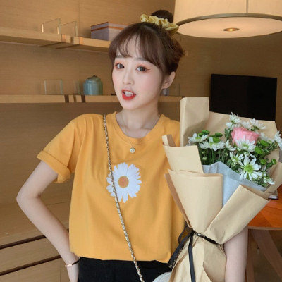 Daisy summer 2020 new Korean loose short sleeve T-shirt for women