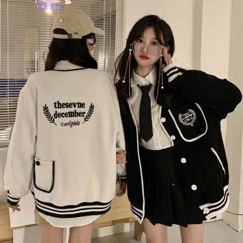 Baseball uniform jacket women's early autumn and winter 2022 new all-match casual retro Korean chic top trendy ins