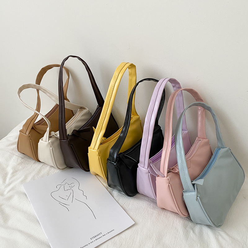 2022 summer new small bag ins armpit bag feeling Korean version of the simple foreign girl hand-held one-shoulder women's bag
