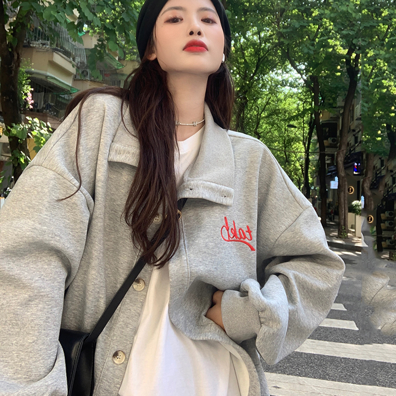 Early autumn top, sweater, women's dress, new autumn Korean style, gentle design, long sleeve jacket fashion