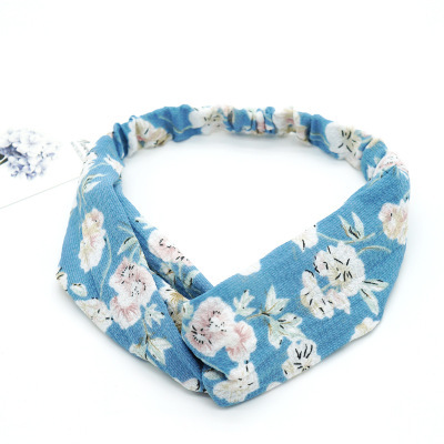 Korean version net red new style hair belt simple fashion flower type face wash makeup hair band sweet headdress hair belt