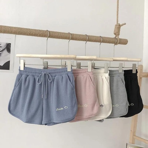 Sports shorts women's summer 2022 new Korean loose slim casual wide leg pants