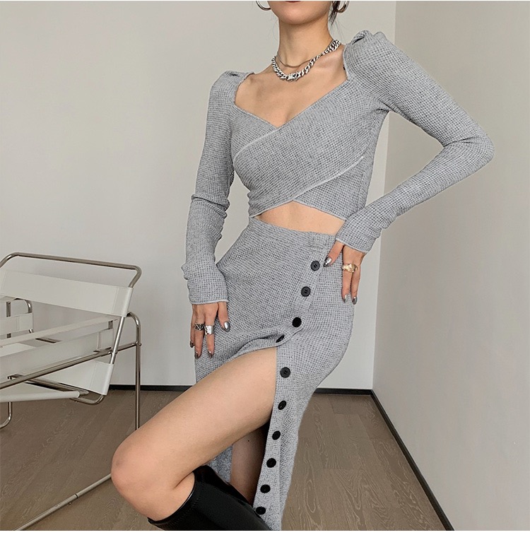 2022 spring new high street Spice Girls two-piece dress suit