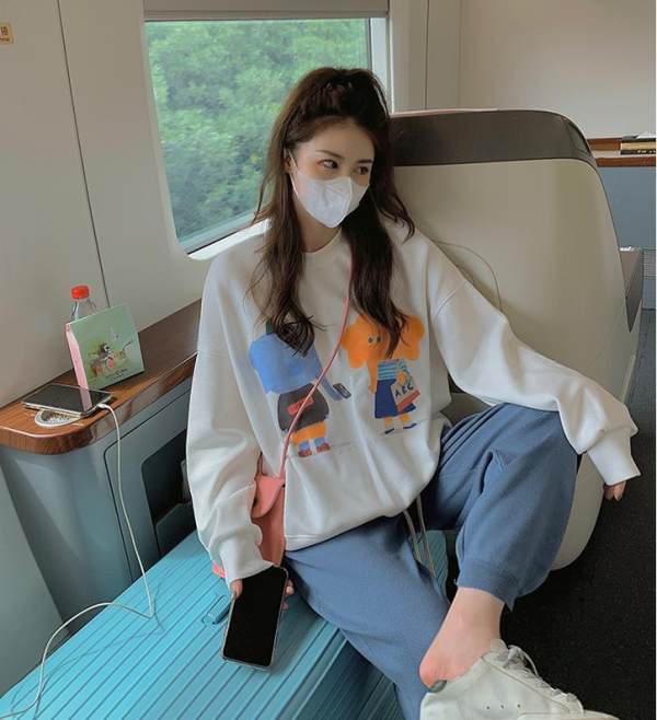 Autumn and winter Plush Elephant sweater women's spring and autumn thin top