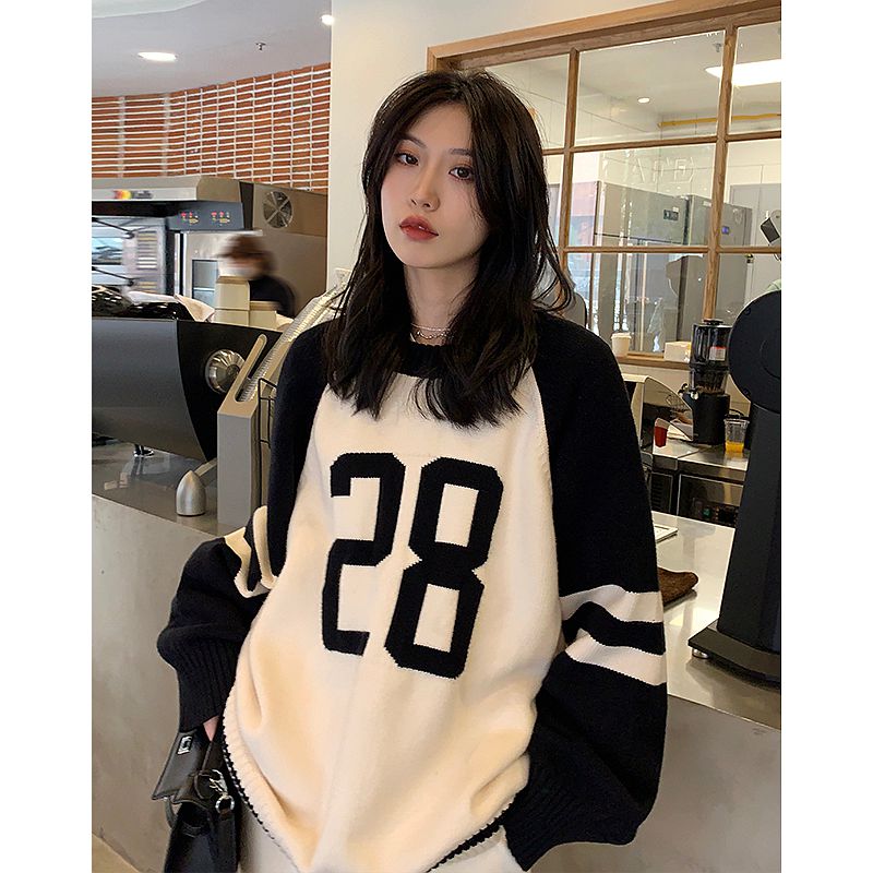 Women's Sweater 2022 Fall/Winter New Design Sensation Niche Lazy Wind Loose All-match Top Trendy