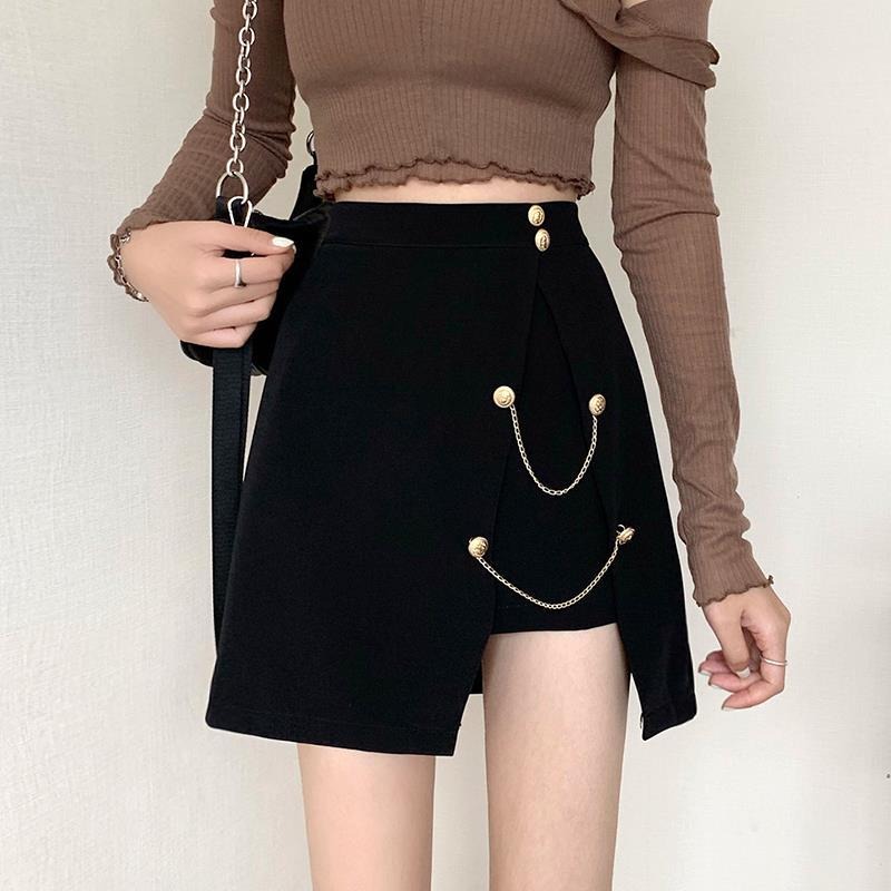 Irregular Suit Shorts women's high waist 2022 spring new loose A-shaped wide leg slim casual pants