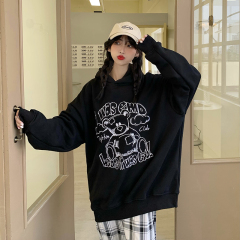 Real shot ~ autumn and winter new embroidered bear couple's dress