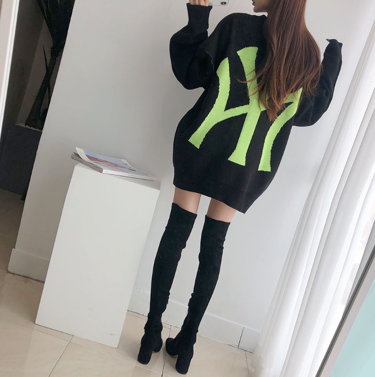 Core yarn South Korea East Gate new autumn winter sweater female home soft sister cute girl