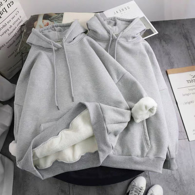 Sweater women autumn winter 2020 new loose Korean Plush thickened hooded student coat ins fashion Pullover Top