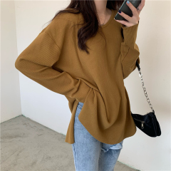 Real shot real price new lazy style oversize loose long super thick T-shirt