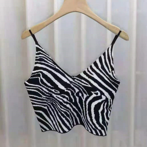 Zebra strap wrap chest light proof vest for women in summer