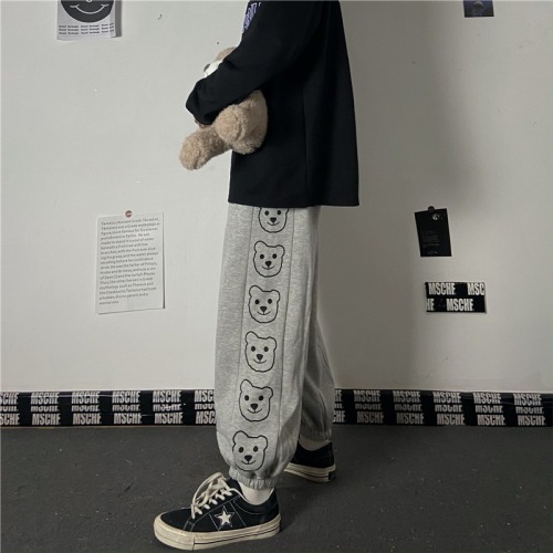 Guantu cotton spring and summer new Korean cub Leggings versatile loose sports casual pants