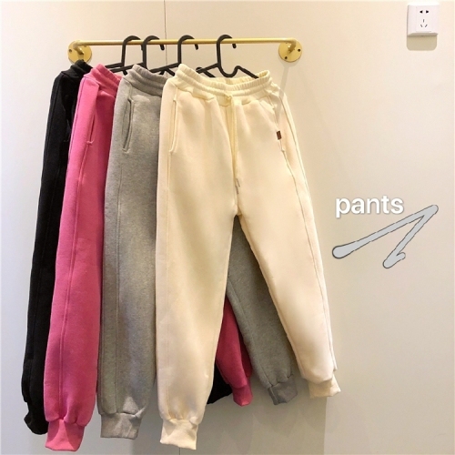 Real price spring and autumn thin Harlem pants casual corset winter sports pants for women