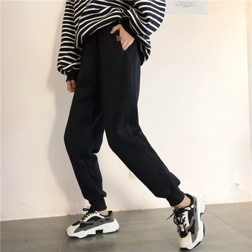 Real price spring and autumn thin Harlem pants casual corset winter sports pants for women
