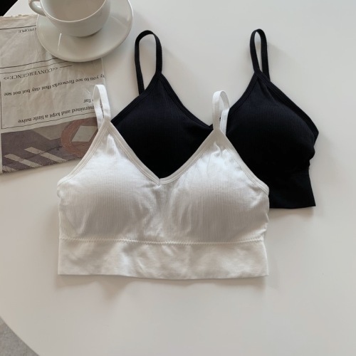 Real photo of students' bra style underwear women's light proof bra without steel ring