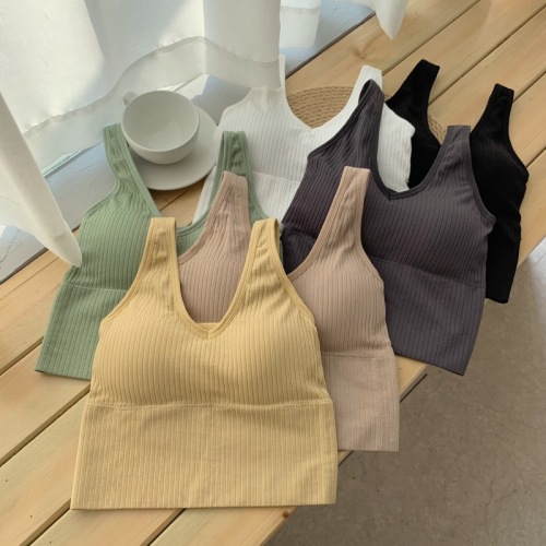 Women's new sports bra without steel ring