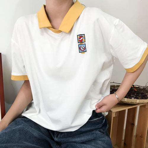 Short-sleeved T-shirts of INS in Honggang Wind Edition 2019 100 sets of mourning jackets
