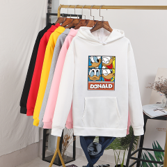 New Korean version of velveted and thickened printed cap and guard jacket in autumn and winter does not go on sale in all seasons