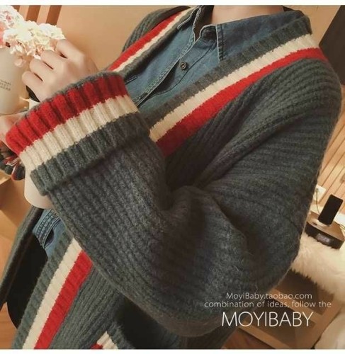 Small knitwear in early autumn women's cardigan short small coat in autumn and winter