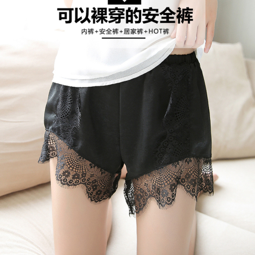 Lace lace anti-wear safety pants Women Xia thin wear underwear three-point insurance shorts