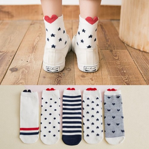 Autumn and winter new dragon cat three-dimensional cartoon socks children's personality wool ears middle tube cotton socks