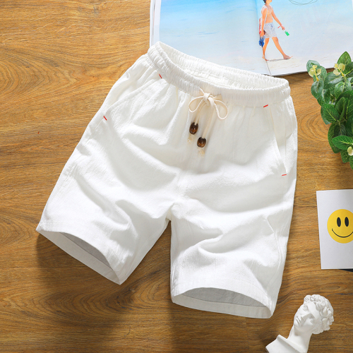 Summer 2018 Minor Pants, Cotton and Hemp Shorts, Men's Slim Leisure Shorts, Large Size Shorts
