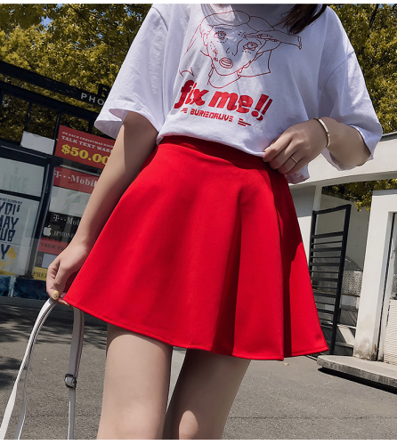 Real Short Shorts Xiayins Tide Outside Wear Bf Wind Leisure Student High-waist Trousers Running Loose Five-minute Pants
