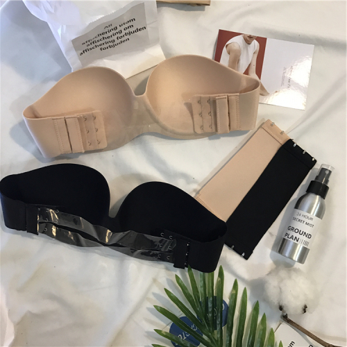 Real price invisible bra in spring and summer, close and adjustable strapless, open back and traceless comfortable underwear