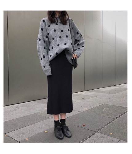 Autumn and winter women's autumn clothes, net red goddess, Yang Qi, Yu Jie, clever little fresh sweater and skirt, two-piece suit, winter clothes