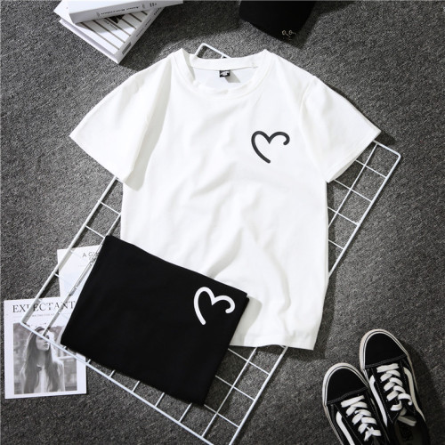 Actual T-shirt Girls'Honey Dresses 2018 Summer Dresses New Type of Personality Loose White Student Lovers' Summer Dresses