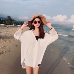 Real photo real price has been tested for Korean pure color casual simple shirt