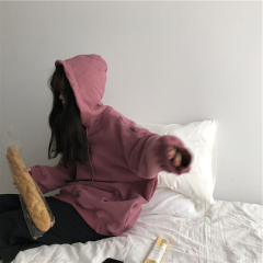 Autumn and winter Korean new solid color plush and thickened sweater