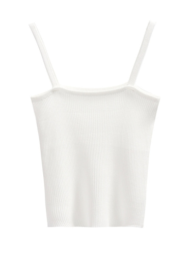 Ice silk small sling vest women's summer short slim, sexy and tight to wear with knitted bottom coat inside