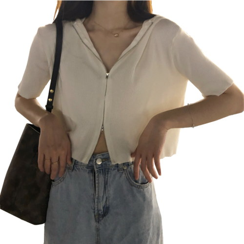 Spring 2021 new Korean loose and versatile white T-shirt for women in summer