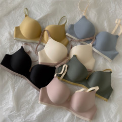 Real price underwear women's no trace small chest show big bra no steel ring gather comfortable girl students bra women
