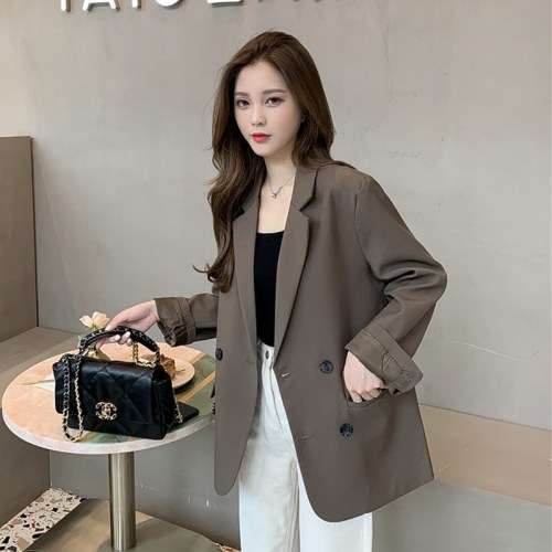 Autumn  new slim net red gas small suit women's fried street high sense suit chic Hong Kong Style coat