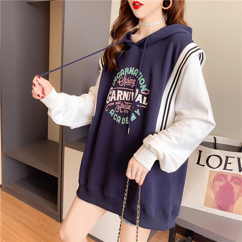 Real shooting cotton large size women's clothing spring and autumn thin long sleeve sweater women's Korean version loose and thin design top net red