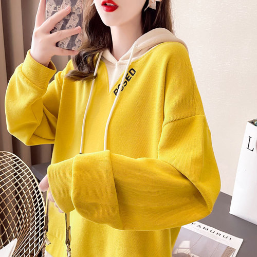 Real shooting super fire fried Street cotton large size spring and autumn thin long sleeve sweater women's design jacket