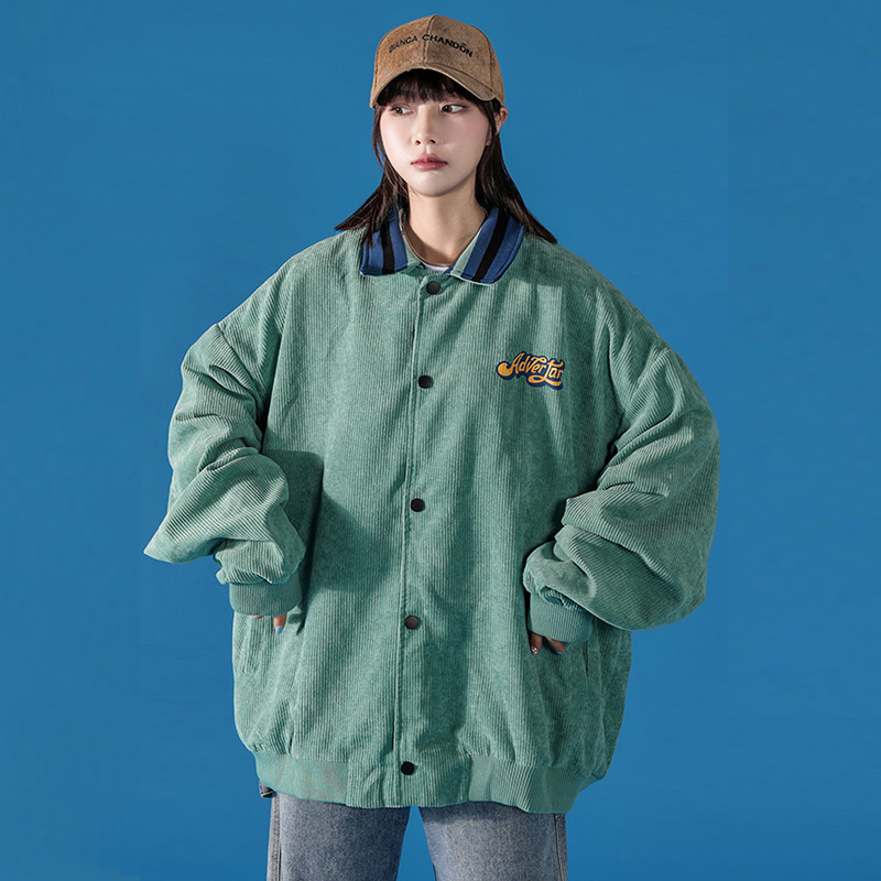 Casual coat girls spring and autumn 2021 new junior high school students Korean loose college baseball suit