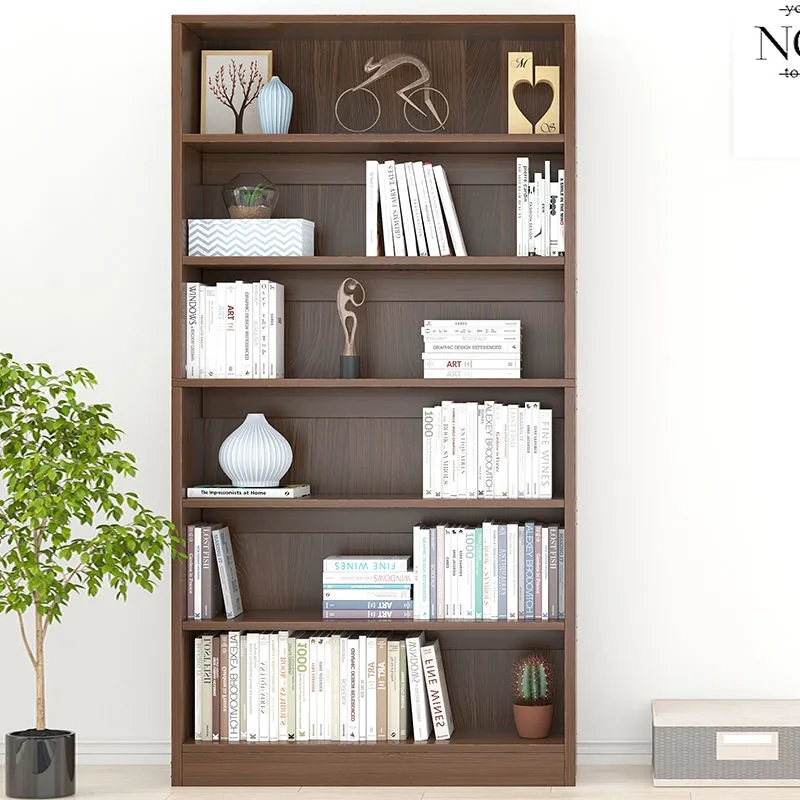 Bookshelf bedroom shelf student bookshelf bookcase multifunctional floor storage shelf bookshelf simple desk on Wall