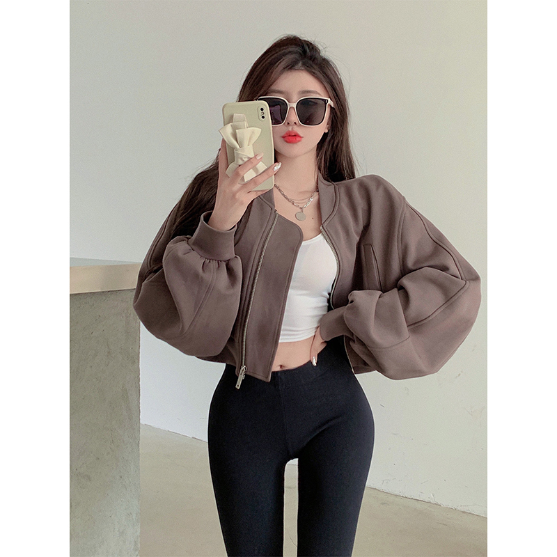 Real price! Korean minority loose star cotton Baseball Jacket autumn winter 2021 short jacket