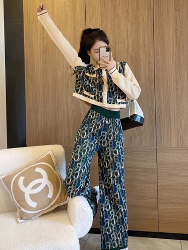 Small fragrance suit  new women's autumn and early autumn fashion foreign style leisure fashion two-piece set