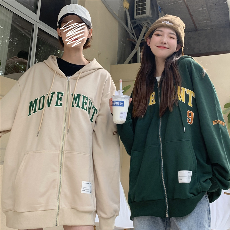 Real photo thin zipper sweater
