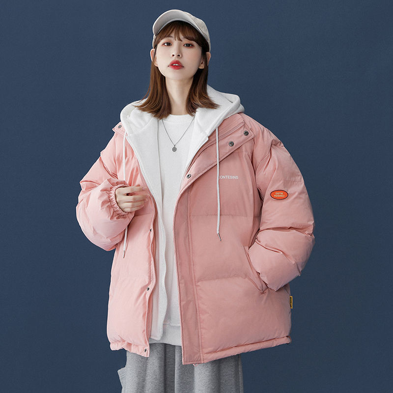 Real shot down cotton jacket short female student cotton jacket 2021 winter new Korean small cotton jacket cotton jacket
