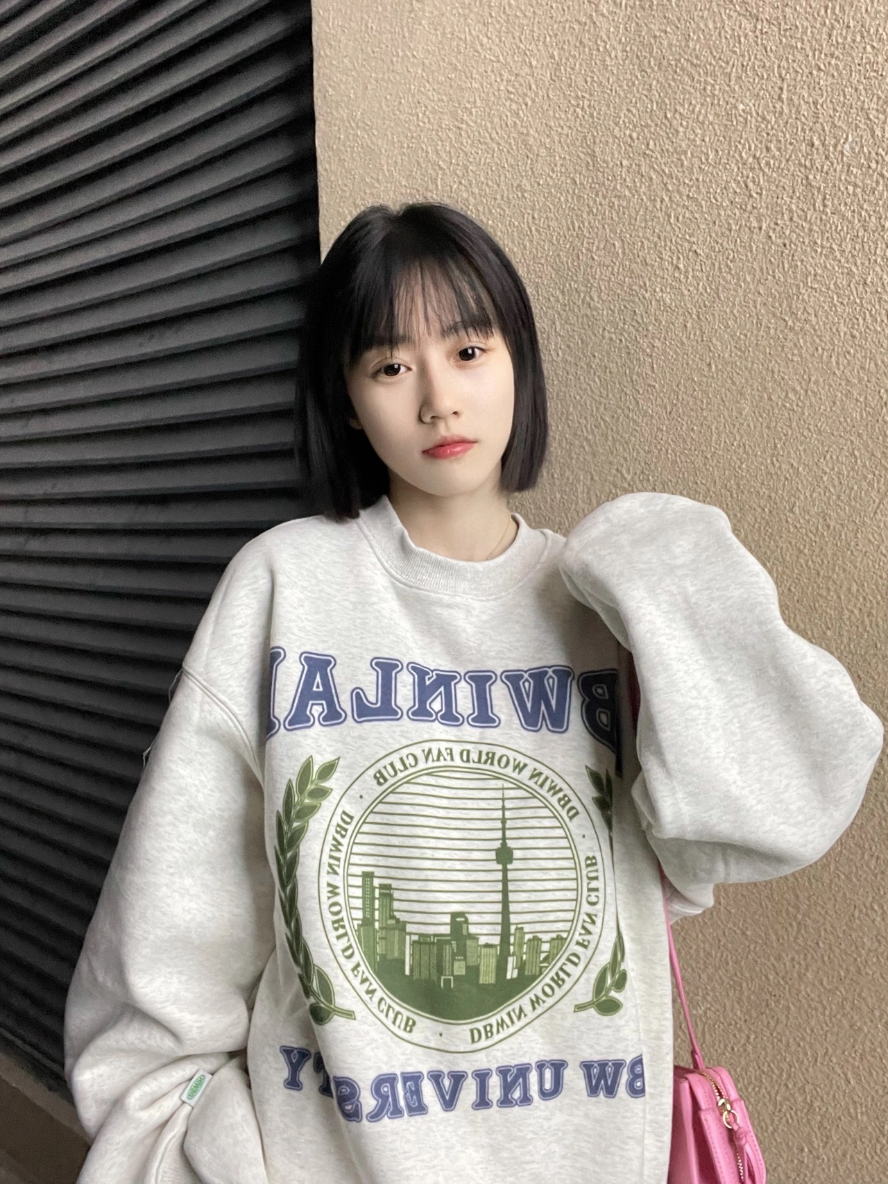 Sweater thick and loose Korean version Plush in autumn and winter for students