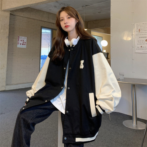 Official Tujia velvet version Baseball Jacket Women's spring and autumn 2021 new top loose lazy style