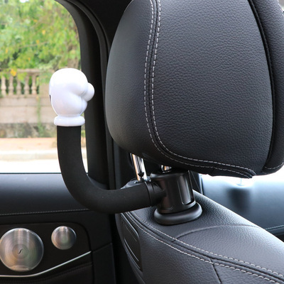 Seat Hidden Backrest Hook for Vehicle Interior Lovely Mickey Multifunctional Packing Clothes Receiving Shelf