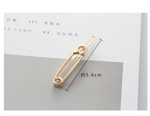 European and American style jewelry exquisite and witty metal pin shape hairpin, hairpin, hairpin, hairpin and headdress